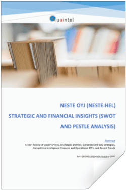 Neste Oyj (NESTE_ HEL) Strategic SWOT, PESTLE Analysis and Financial Insights cover