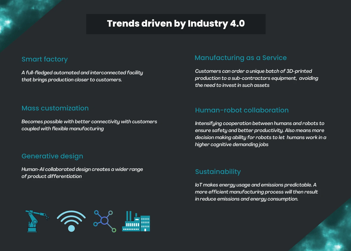 Infographic Trends Industry 4.0 
